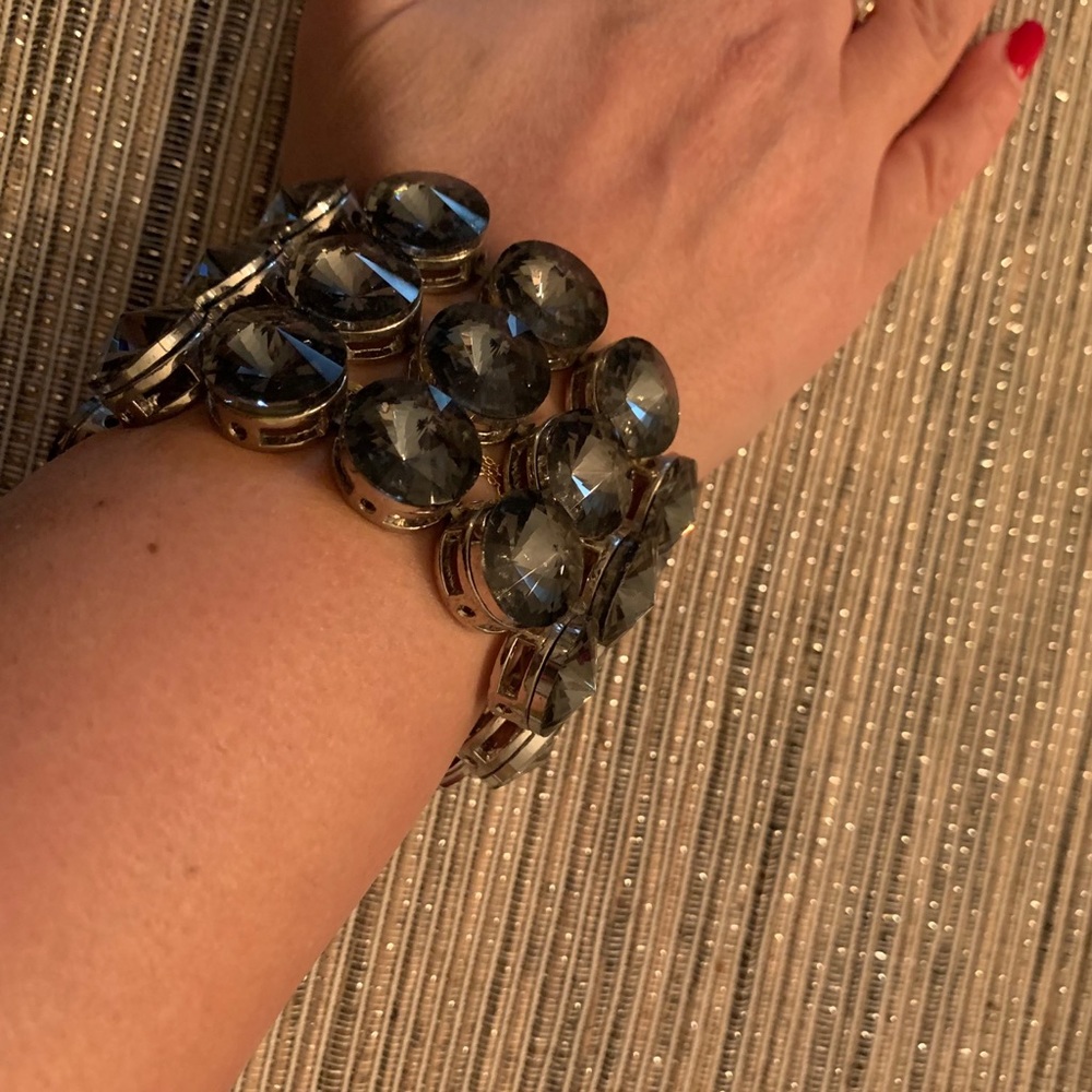 BANGLE(gunmetal beads)